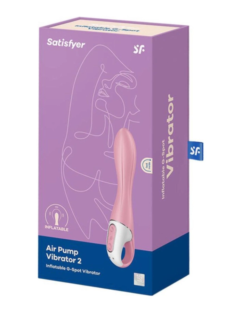 imagem de Satisfyer Air Pump Vibrator 2 light red2