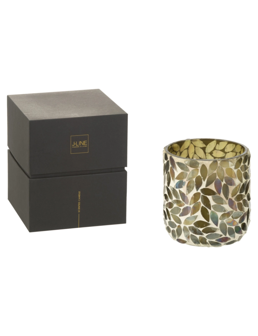 imagem de J-Line Candle Perfume Tea&Herbs Wax Verde Pequeno - 50 Horas1