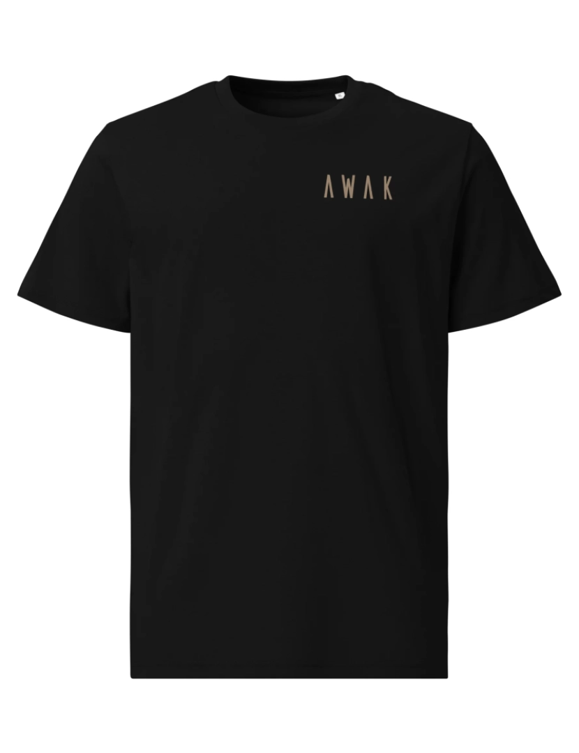 Awak - Unisex Organic Cotton T-Shirt - Black, S