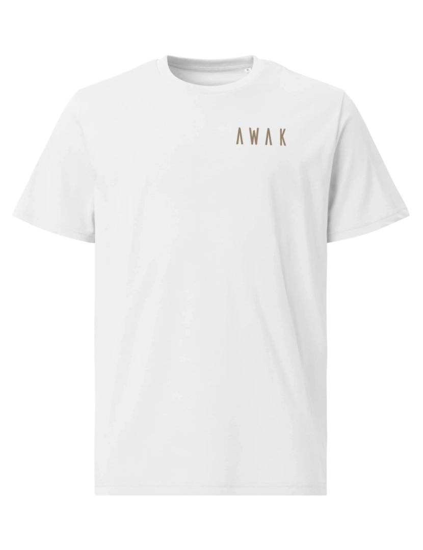 Awak - Unisex Organic Cotton T-Shirt - White, S