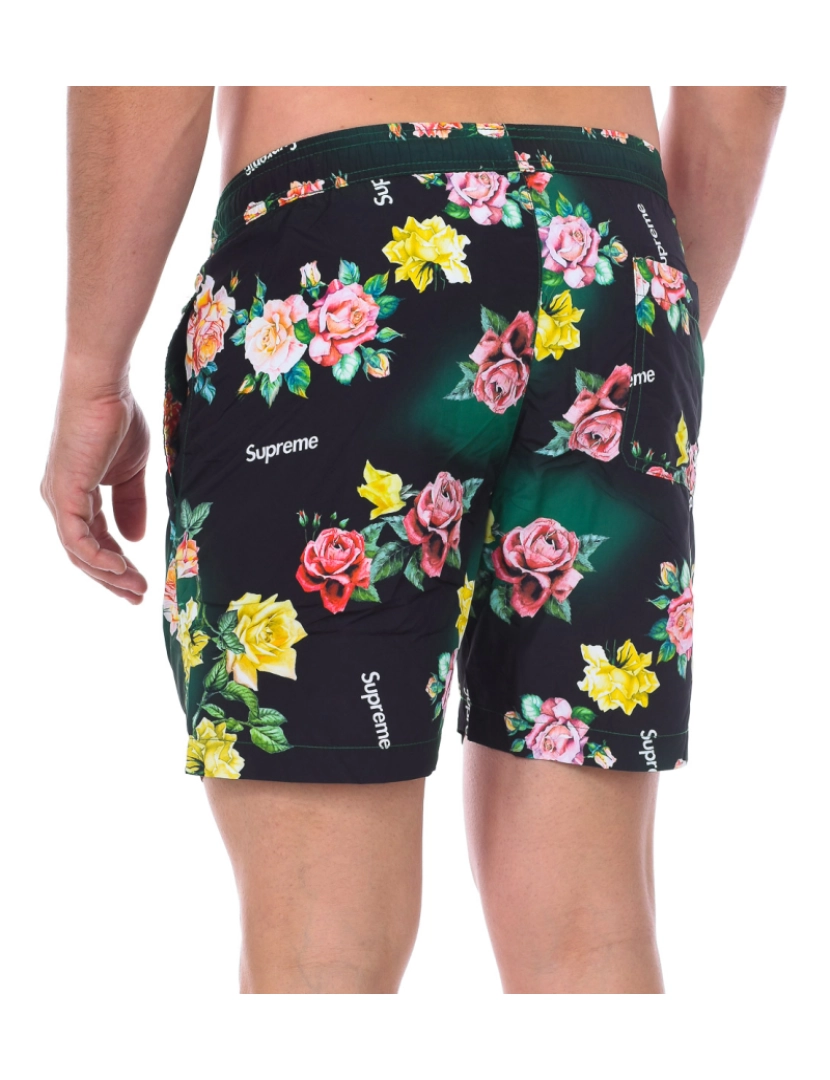 imagem de Fato de Banho Boxer Masculino Estampado Rosas CM-30065-BP3