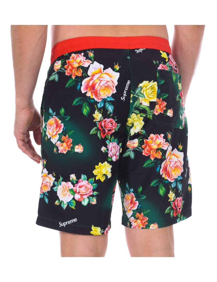 imagem de Fato de Banho boxer com estampado de rosas3