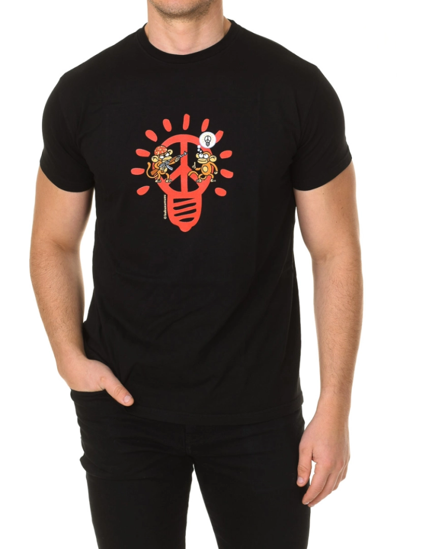 Kukuxumusu - T-Shirt de Homem Preto