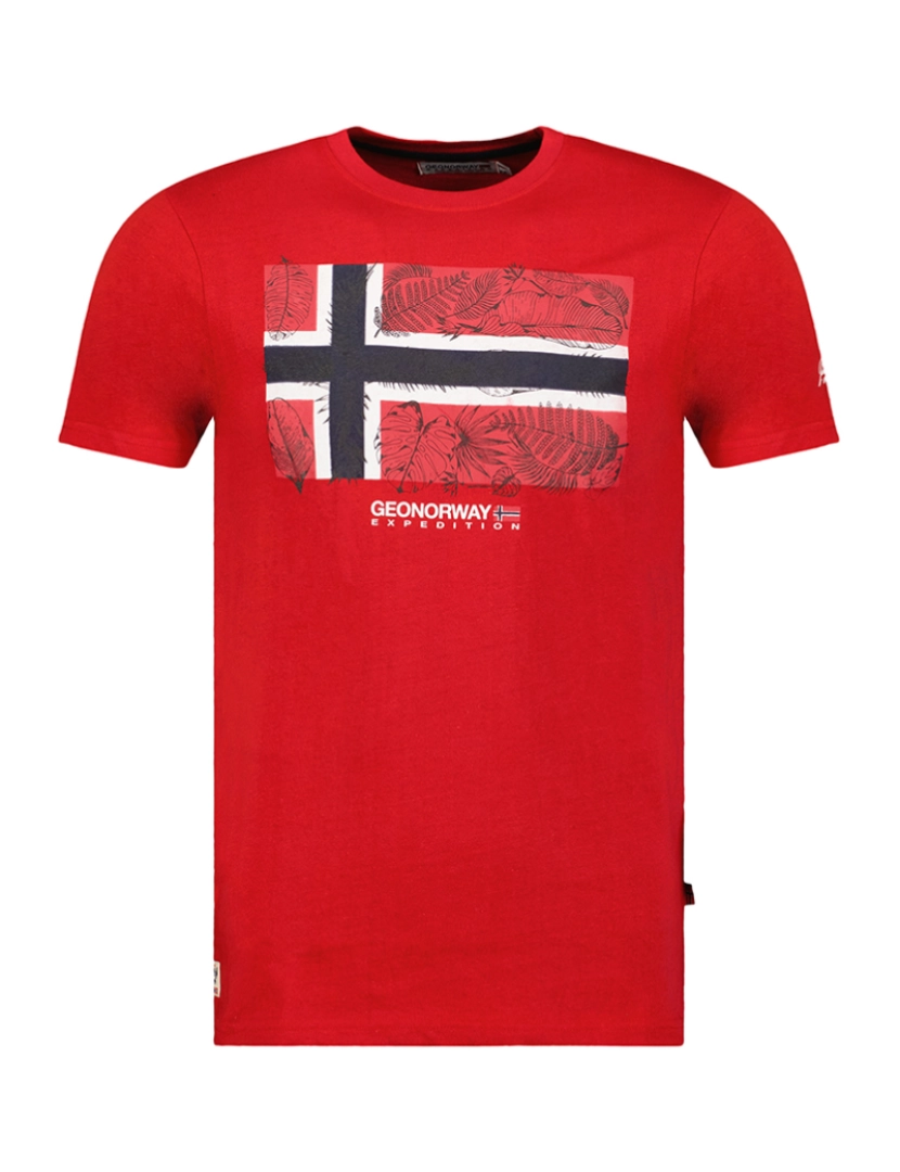 Geo Norway - T-Shirt de Homem Vermelho