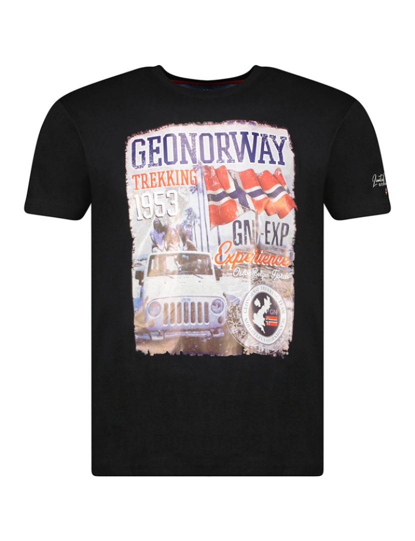 Geo Norway - T-Shirt de Homem Preto