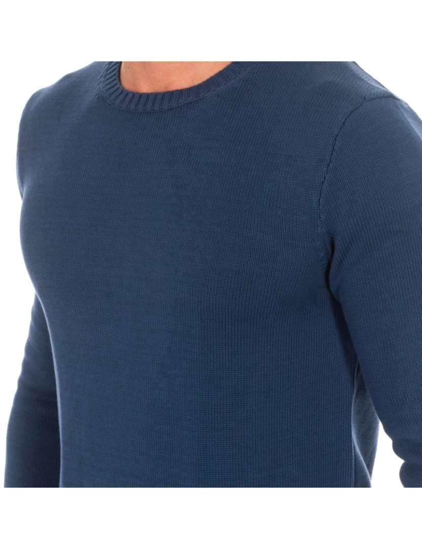 imagem de Suéter masculino de manga comprida com gola redonda HM7017522
