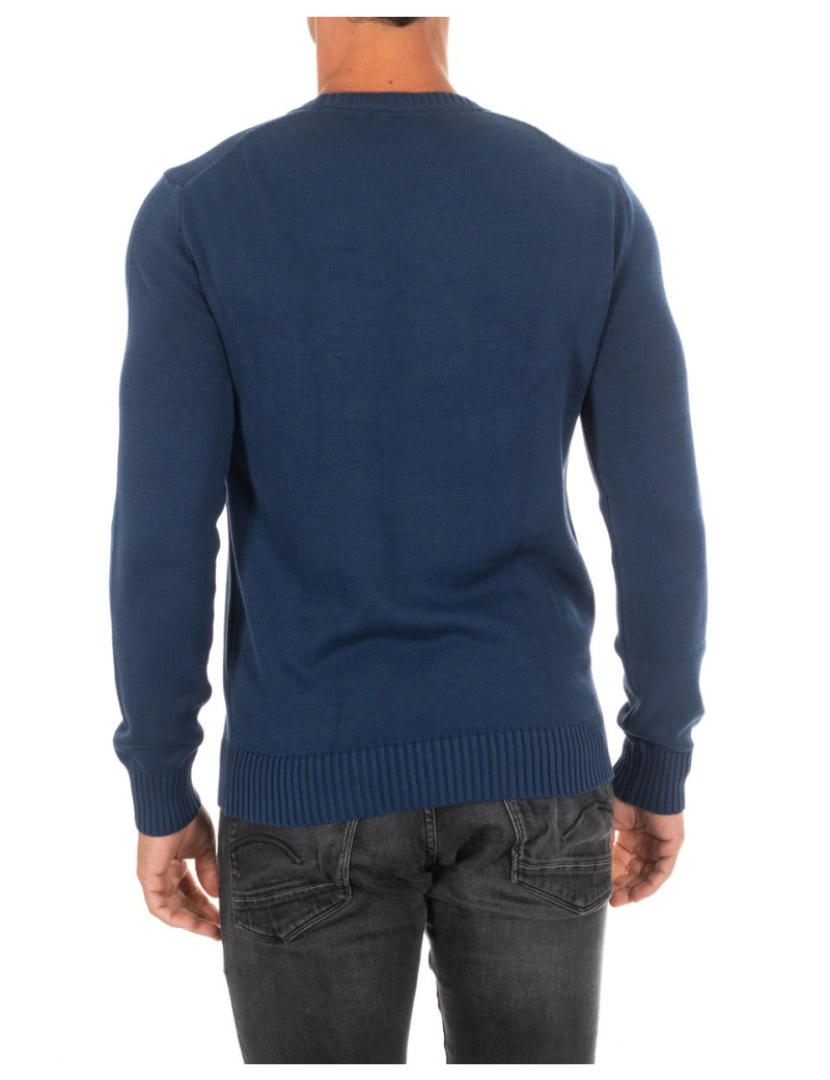imagem de Suéter masculino de manga comprida com gola redonda HM7017523