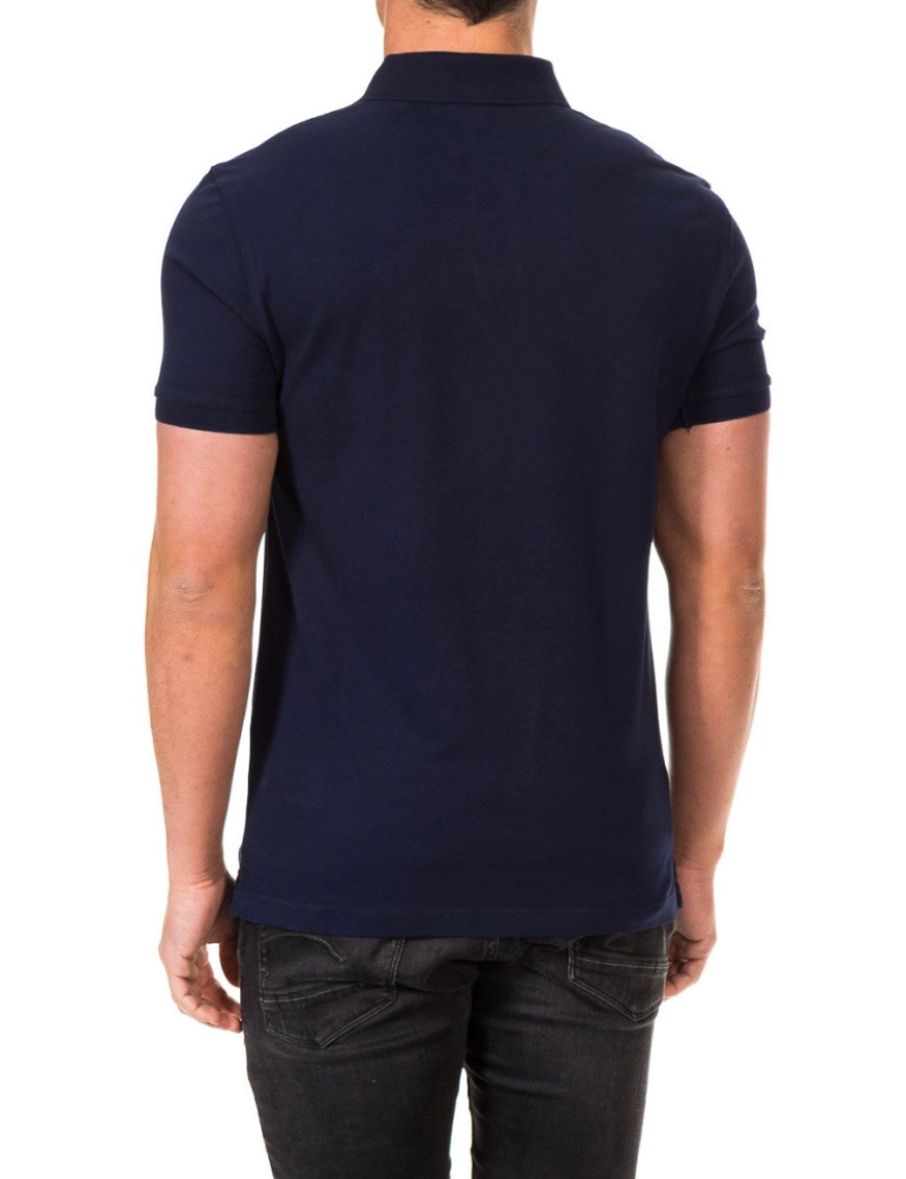 imagem de Camisa pólo masculina de manga curta com gola de lapela HM5615033