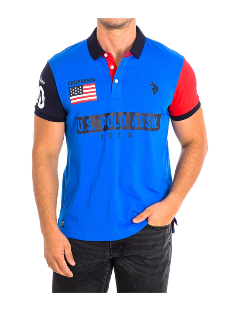 U.S. Polo Assn. - Pólo de Manda Curta  Azul