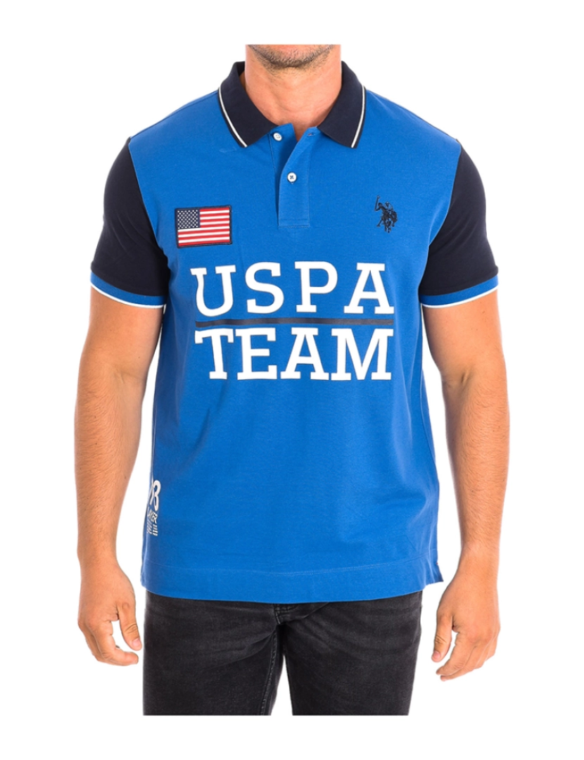 U.S. Polo Assn. - Pólo de Manda Curta  Azul