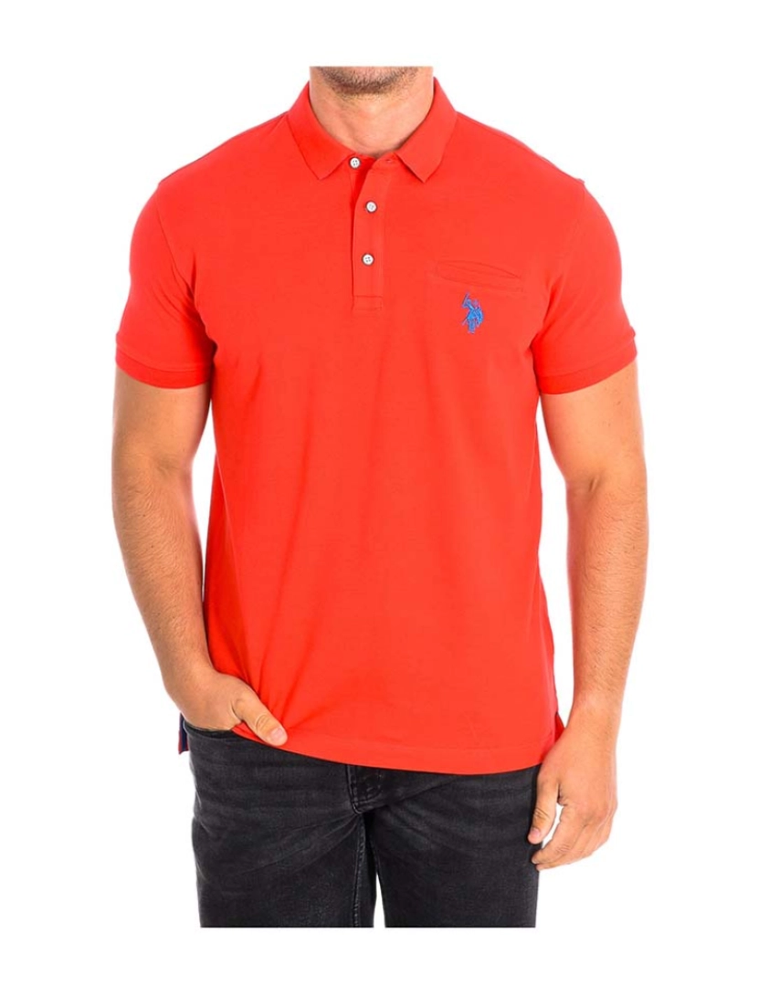 U.S. Polo Assn. - Polo Homem Vermelho