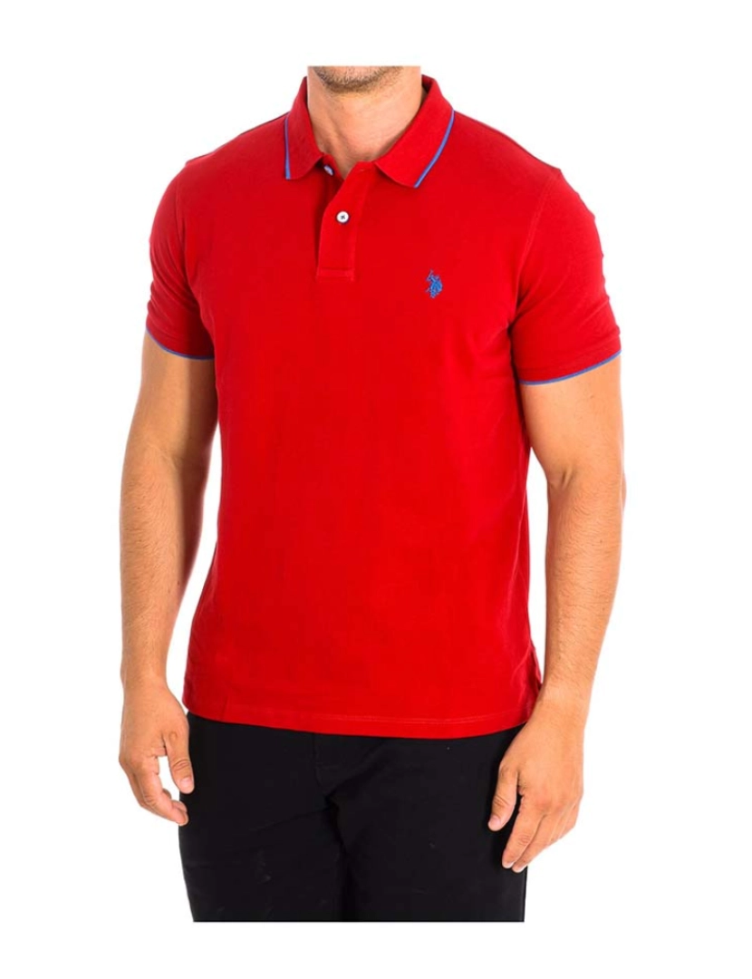 U.S Polo Assn. - Polo Homem Vermelho