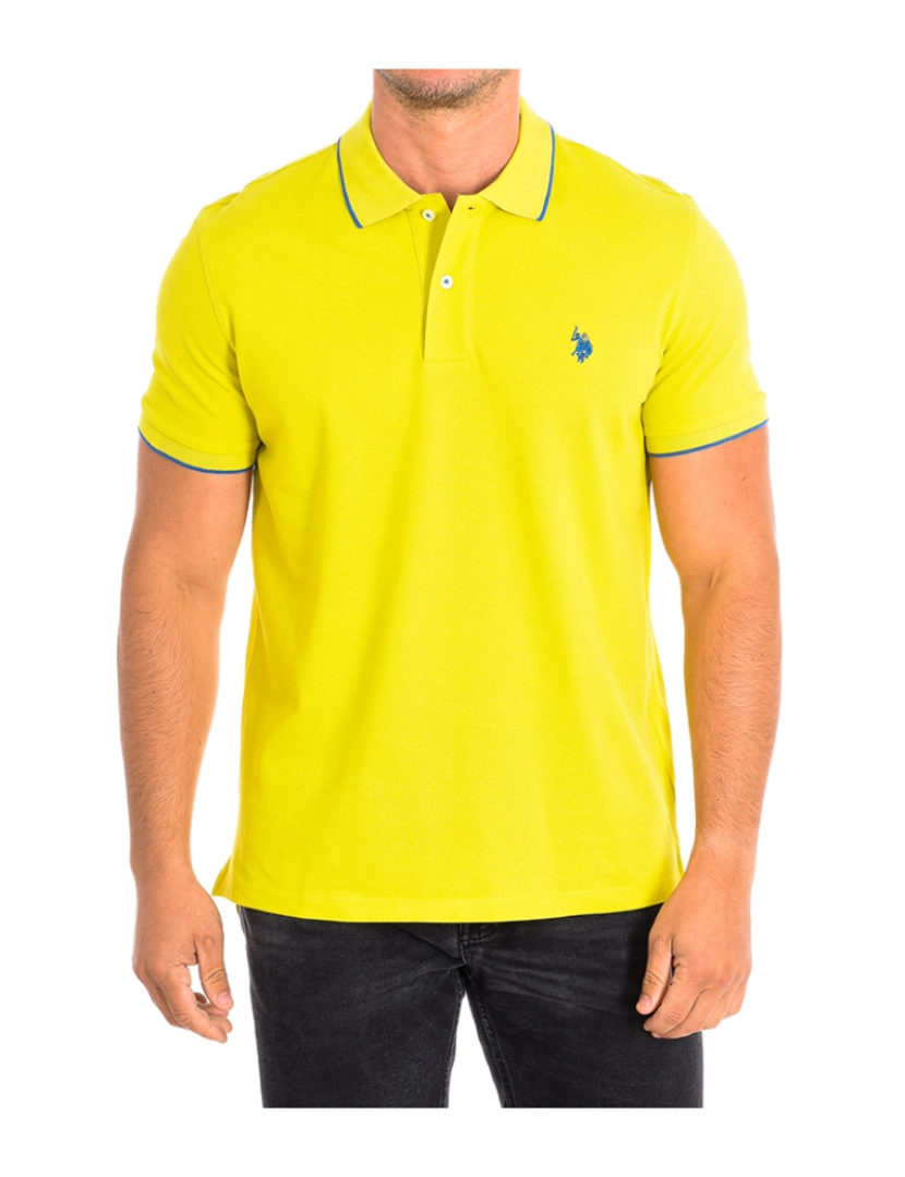 U.S. Polo Assn. - Polo Homem Amarelo