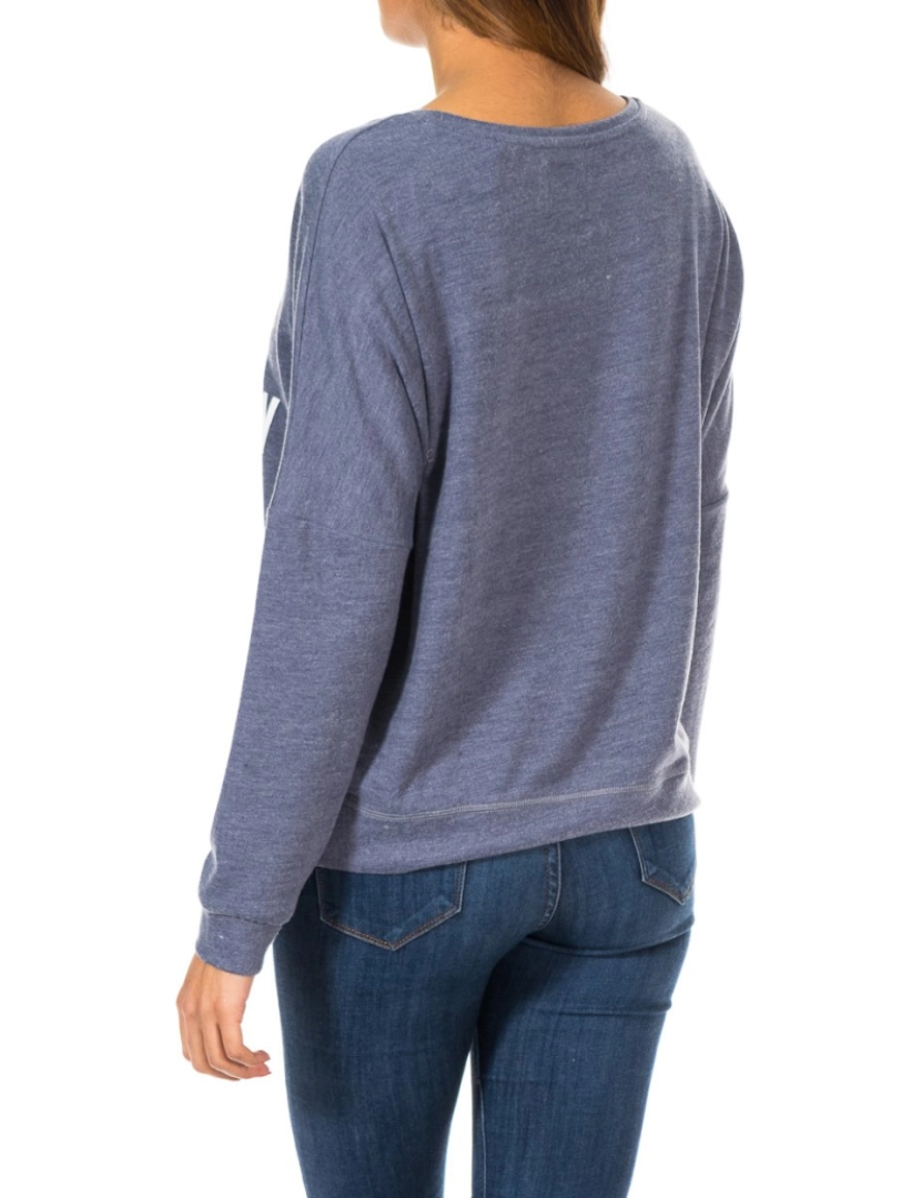 imagem de Suéter feminino de manga comprida com top escovado nórdico G60115XNS3