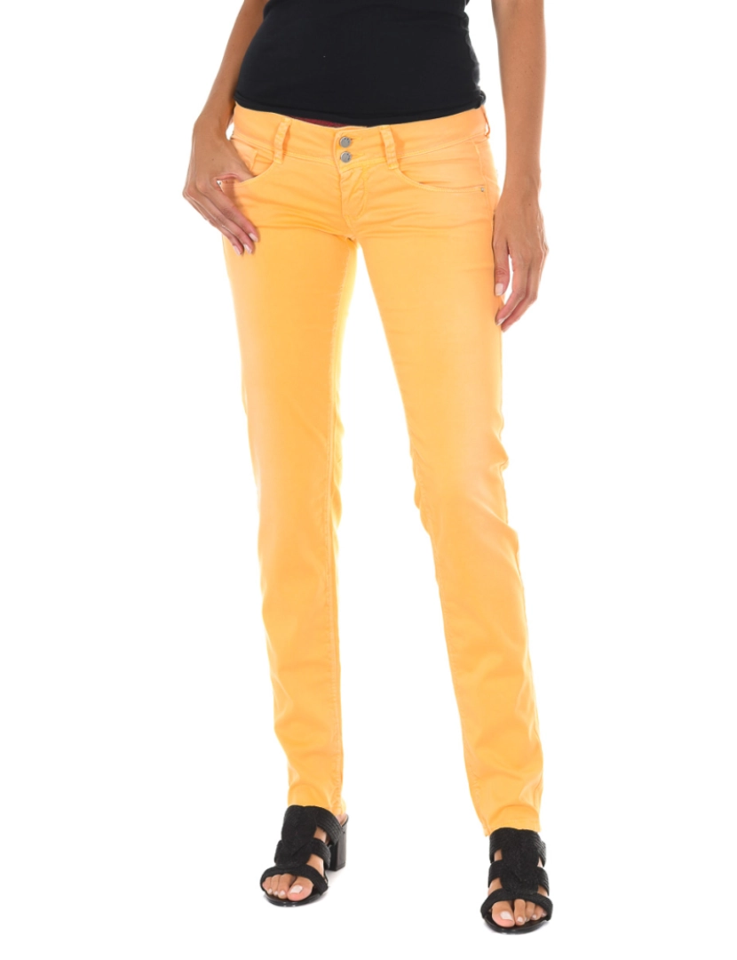 imagem de Calça jeans comprida com barra estreita 10DB50001-R190 mulher1