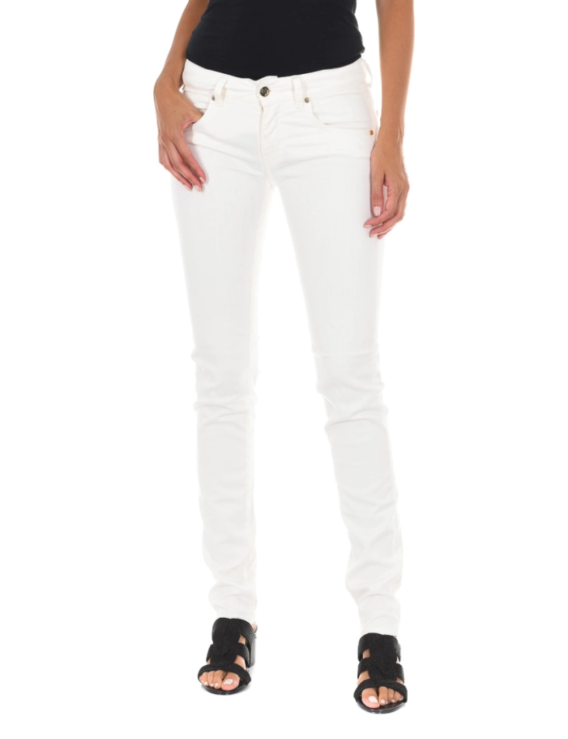 Met - Calça jeans comprida com bainha estreita 10DBF0475-B088 mulher