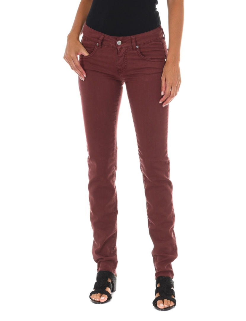 Met - Calça jeans comprida com bainha estreita 10DBF0475-B088 mulher