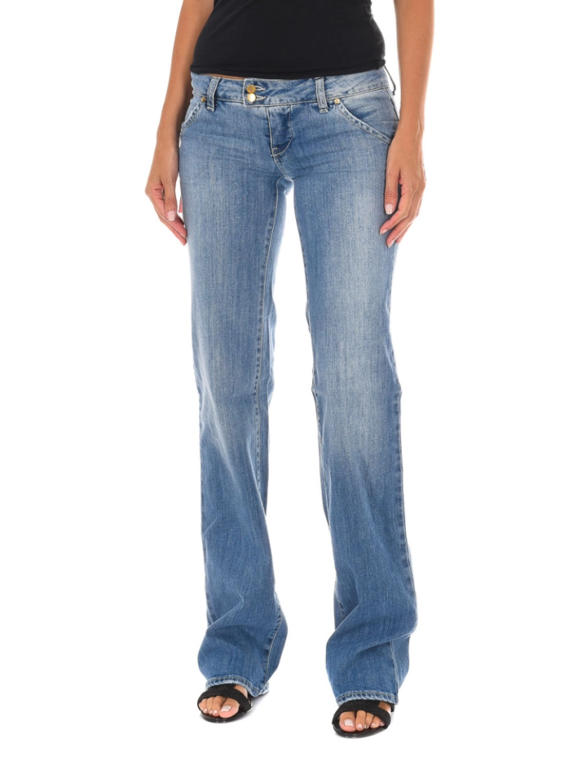 Met - Jeans longos queimados efeito usado 10DBF0599 mulher