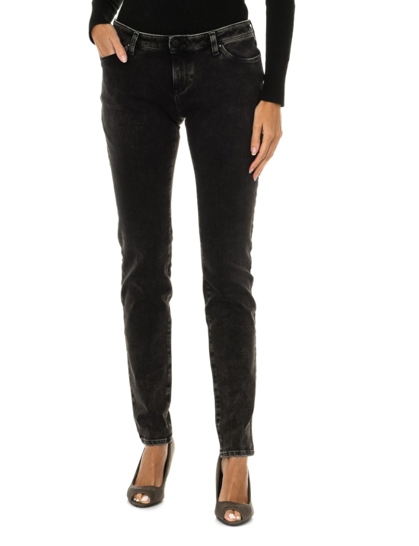 Armani Jeans - Calça jeans elástica longa feminina 6Y5J06-5D26Z