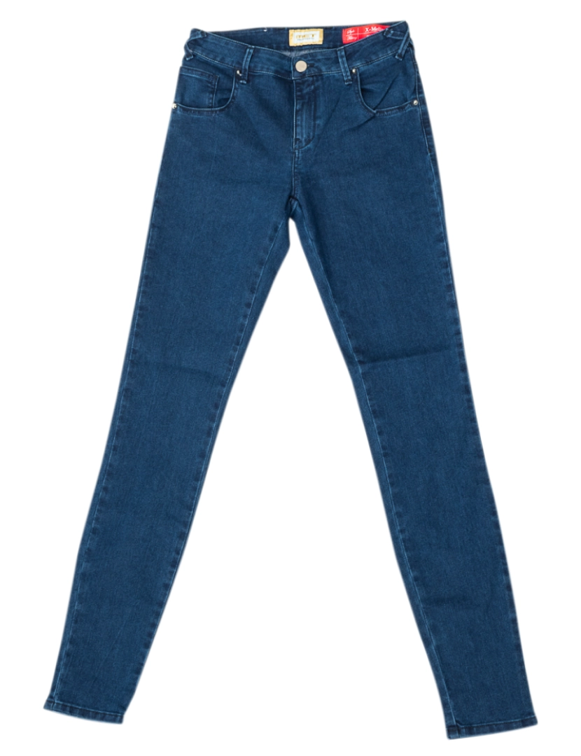 imagem de Calça jeans comprida com barra skinny 10DB50154 mulher1