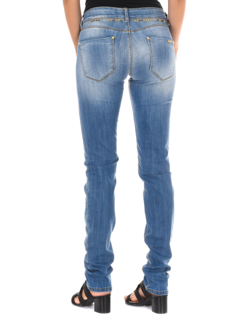 imagem de Calça jeans comprida com barra estreita 10DB50159 mulher3
