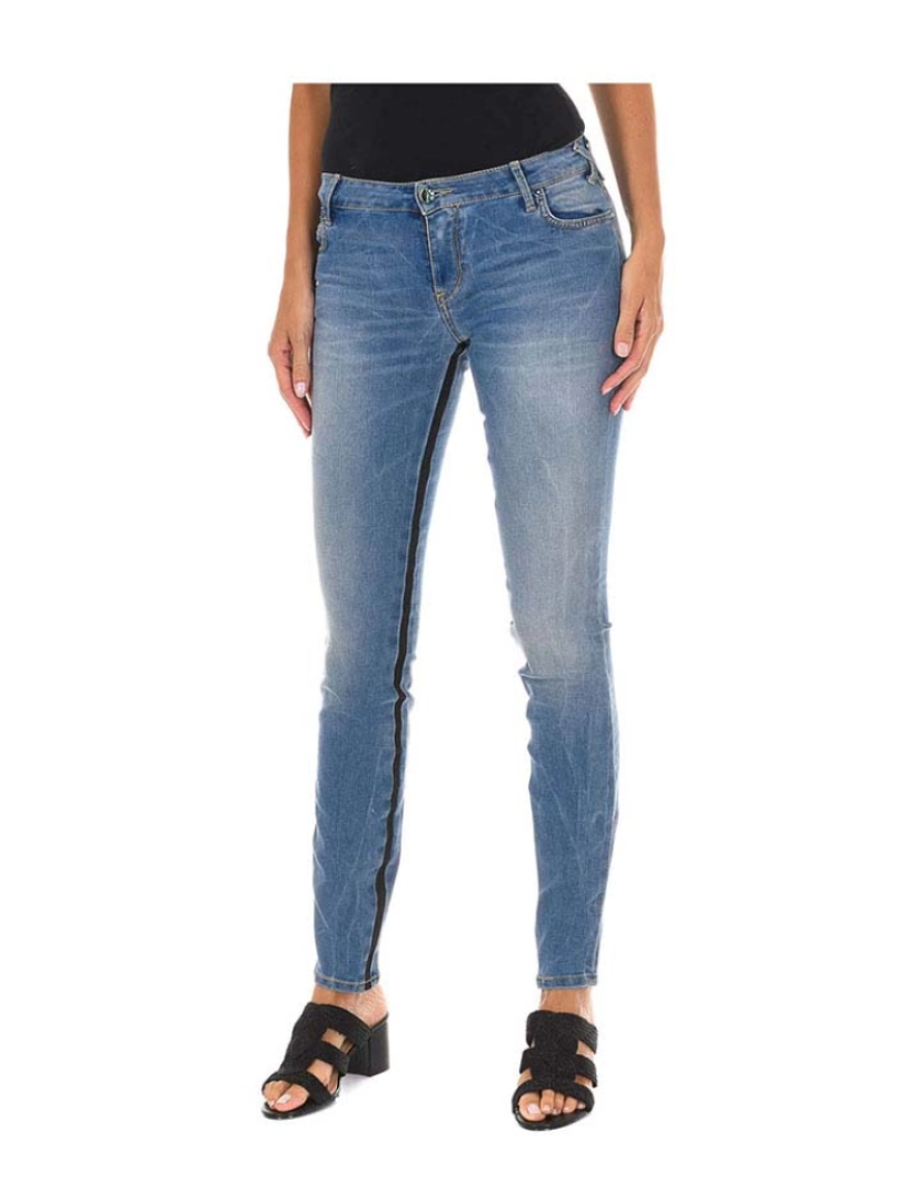 Met - Calças De Ganga Senhora Azul Denim