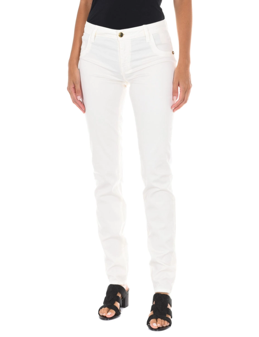 Met - Calça jeans comprida confeccionada em tecido elástico 70DB50192-T092 mulher