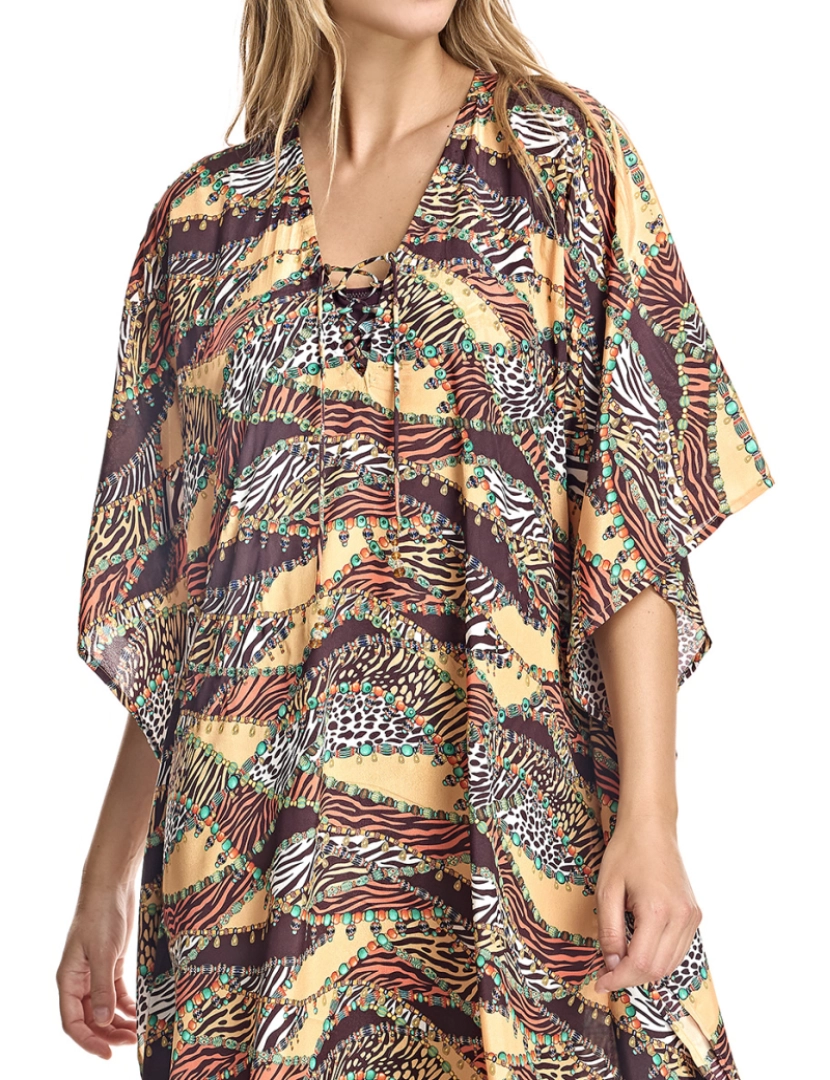 imagem de Caftan com decote em V W230595 mulher2