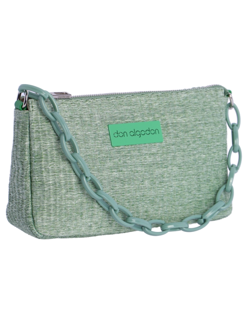 imagem de Bolso Bandolera Para Mulher De Don Algodon Lola De Material Natural Com Cremallera2