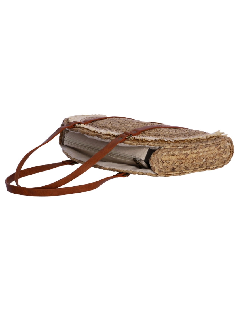 imagem de Bolso Shopper Para Mulher Don Algodon Lora De Rafia Natural4