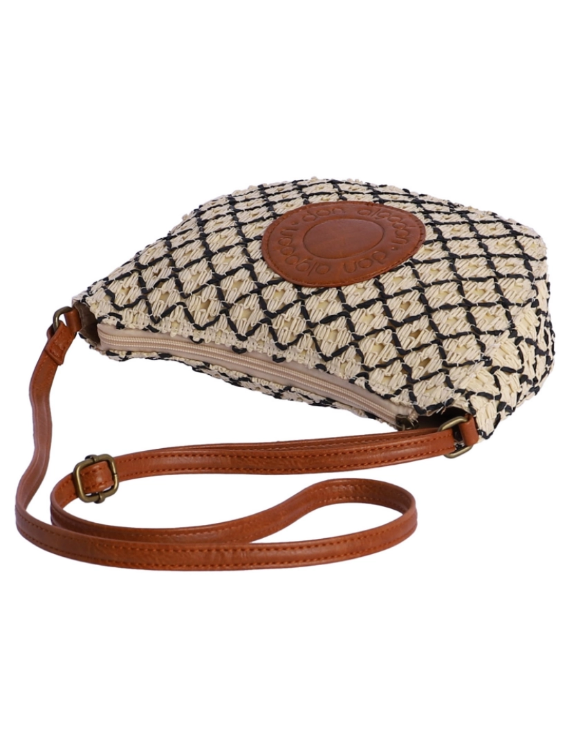 imagem de Bolso Bandolera Para Mulher Don Algodon Loreta De Rafia4