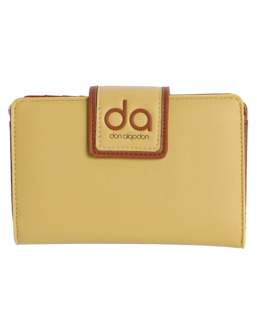 Don Algodon - Cartera Para Mulher Don Algodon Isabel Natural Com Cremallera