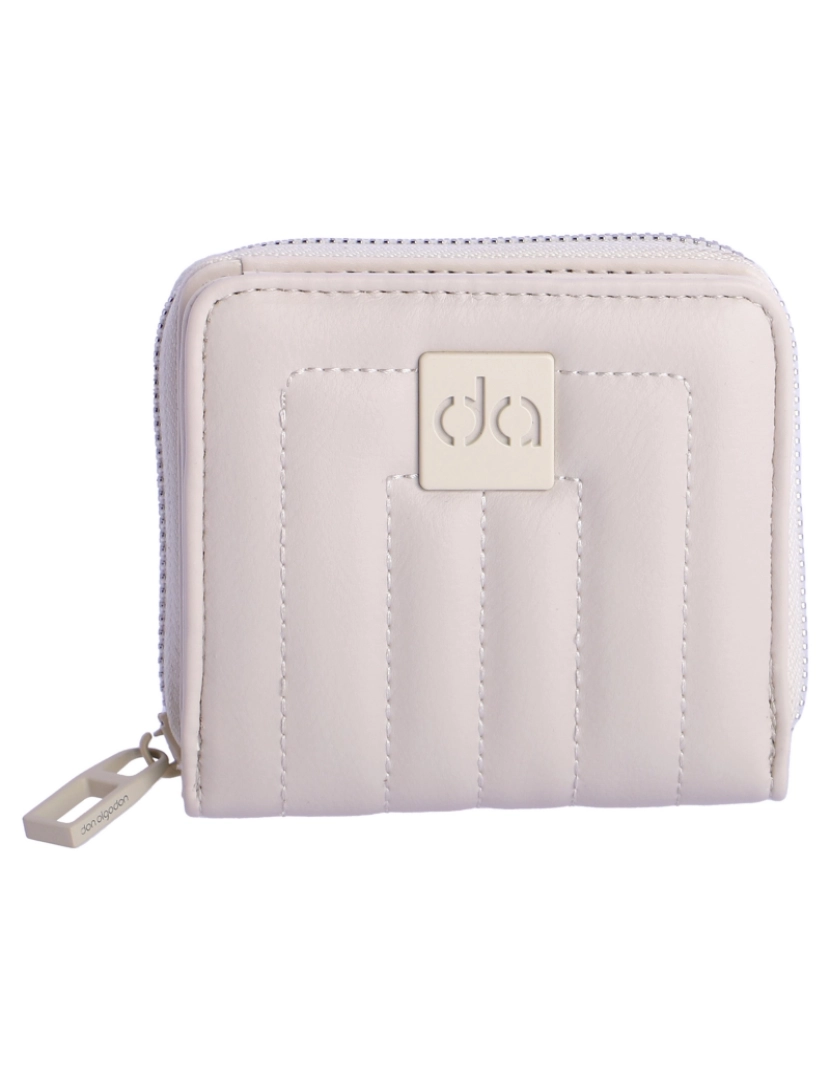 imagem de Cartera Para Mulher Don Algodon Nicole Beige Com Cremallera1