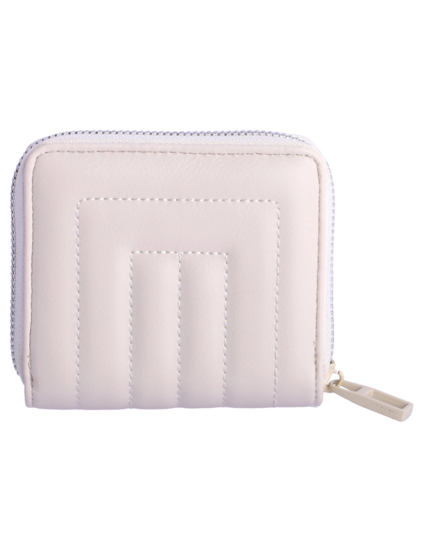 imagem de Cartera Para Mulher Don Algodon Nicole Beige Com Cremallera3