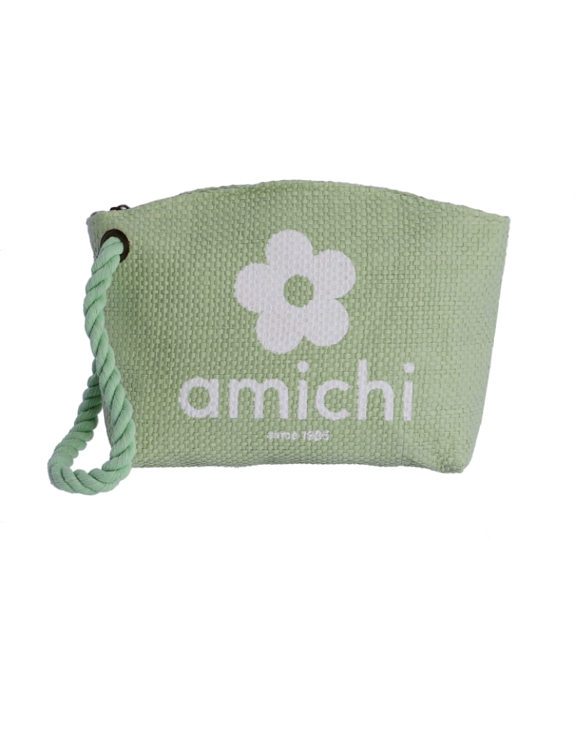 Amichi - Neceser De Praia Para Mulher Amichi Onia De Rafia