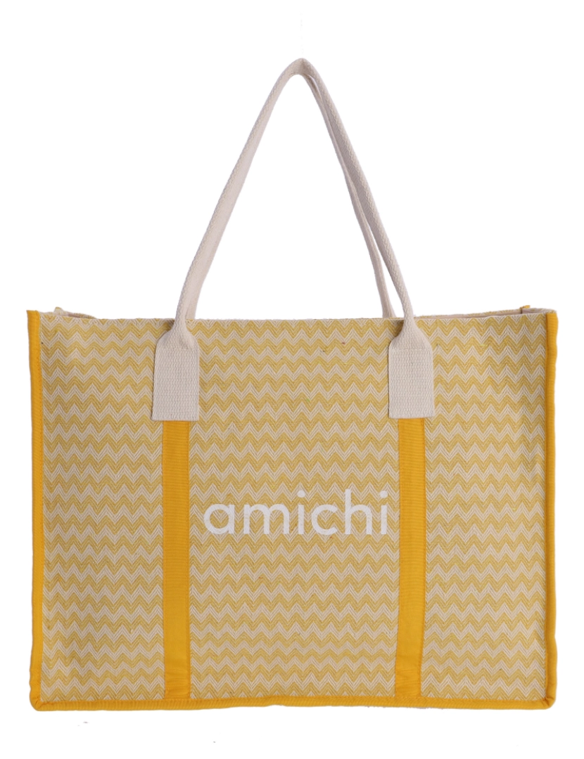 Amichi - Bolso De Praia Para Mulher Amichi orquídea De Lona