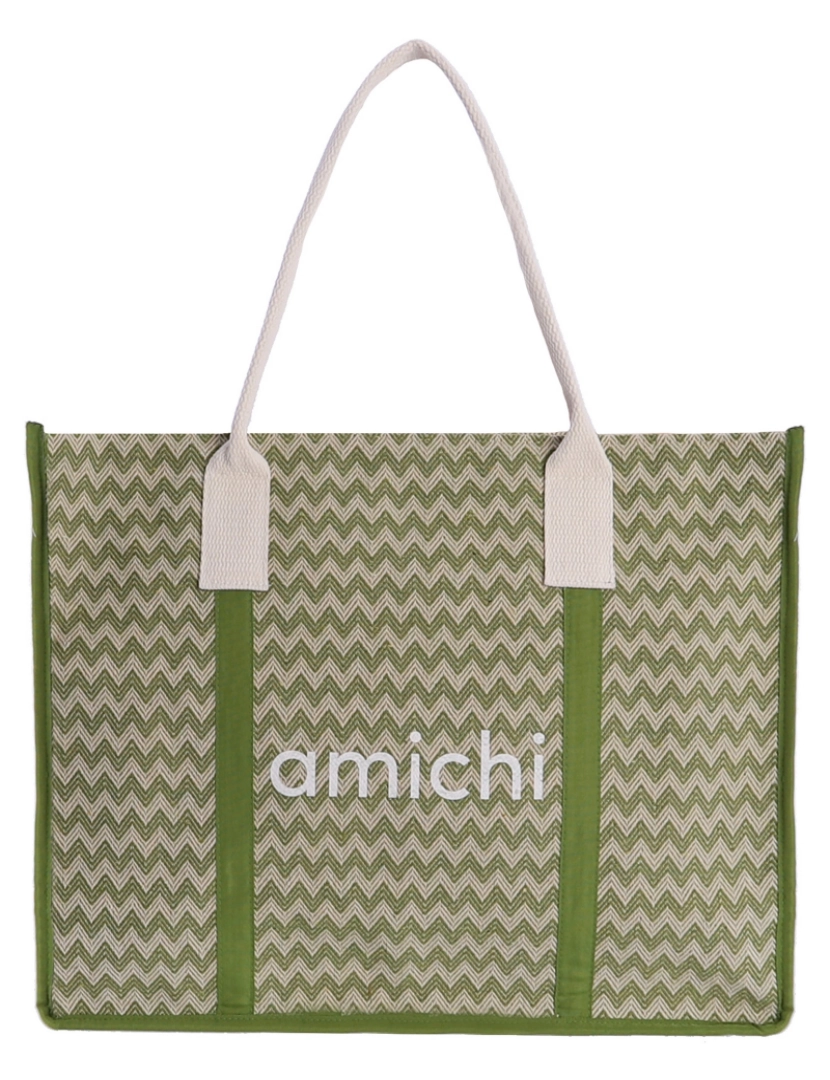 Amichi - Bolso De Praia Para Mulher Amichi orquídea De Lona