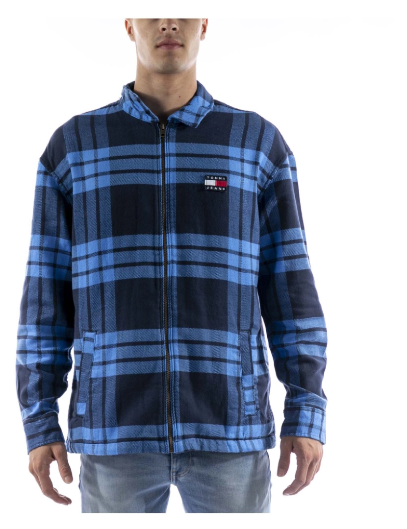 Tommy Hilfiger - Camisa Tommy Hilfiger Buffalo Check Azul