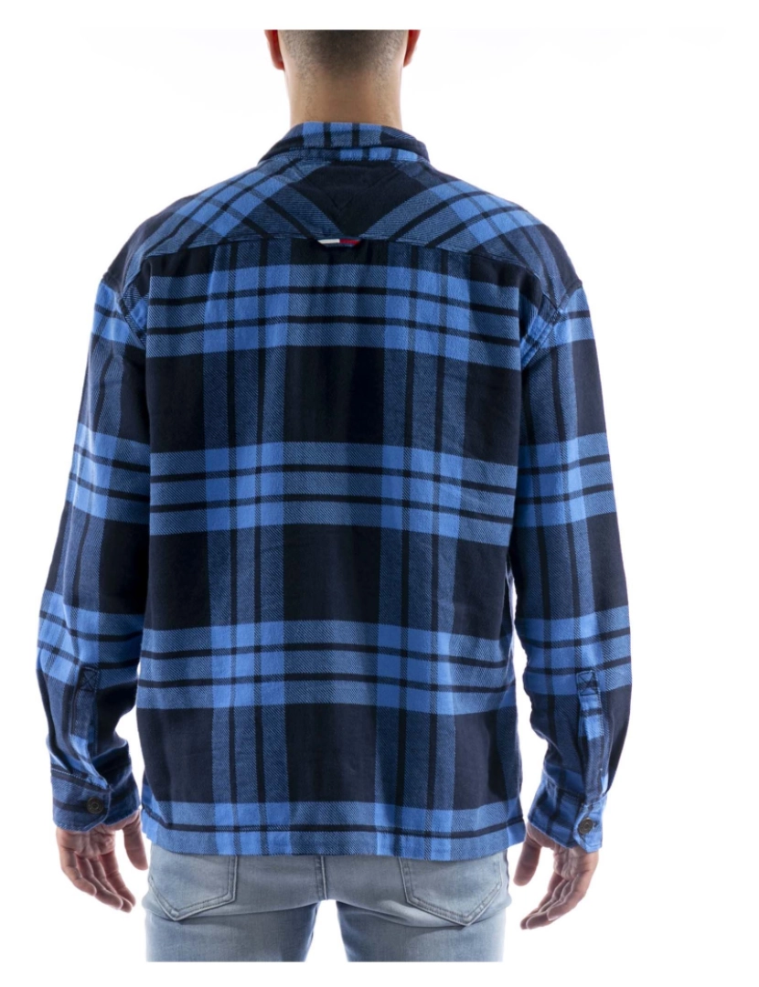 imagem de Camisa Tommy Hilfiger Buffalo Check Azul3