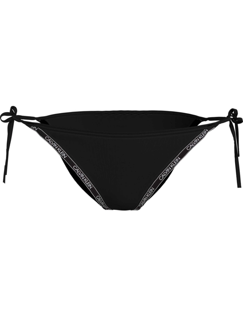 Calvin Klein - Calvin Klein Swimsuits Laço Lateral Behpvh Preto