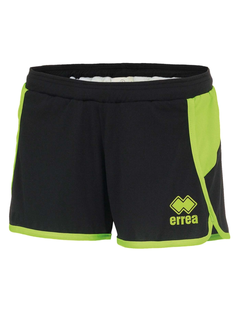 Errea - Calça Errea Shima Ad 08180 Preta Verde_Fluo