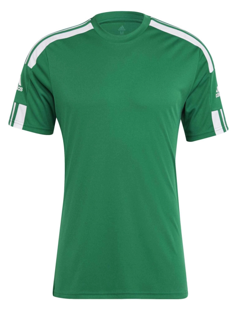 Adidas Sport - T-Shirt Adidas Sport Squadra 21 Jersey Manga Curta Team Verde/Branco