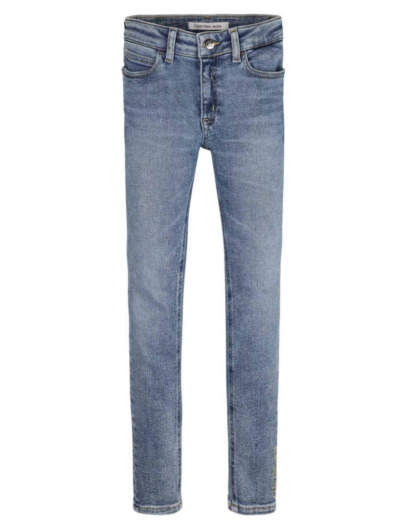 Calvin Klein - Calvin Klein Mr Skinny Azul Claro Snake Jeans