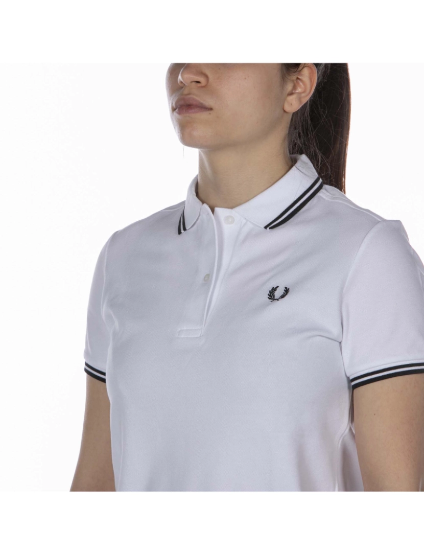 imagem de Camisa Polo Fred Perry Twin Twin Branca4