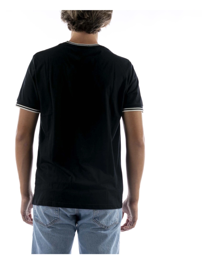 imagem de T-Shirt Preta Fred Perry Twin Tipped3