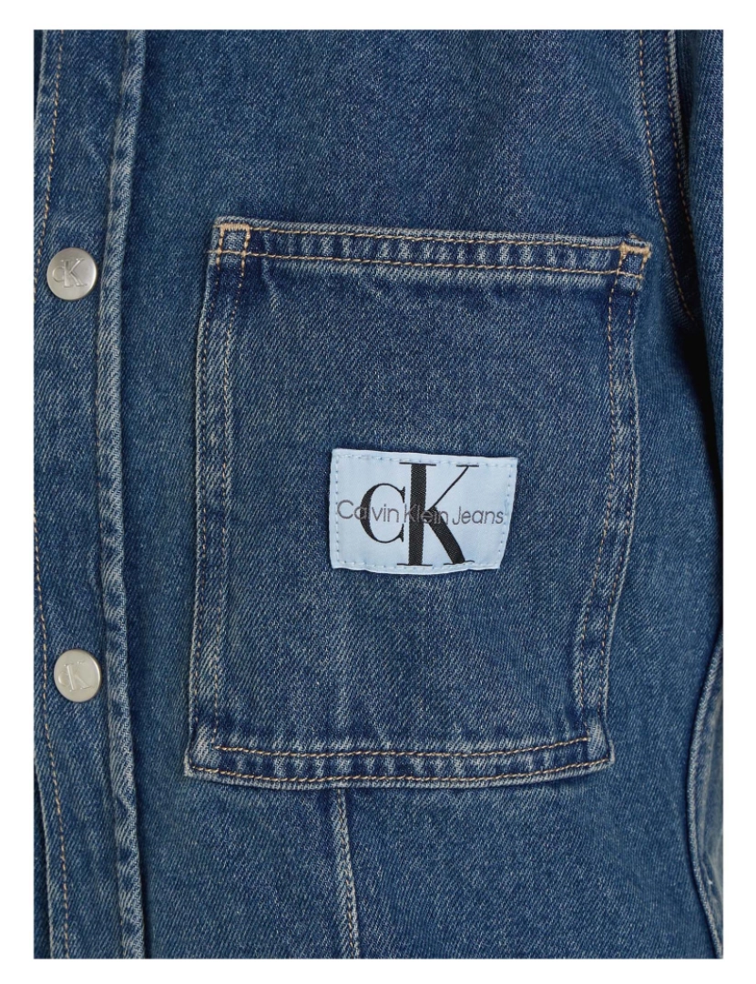 imagem de Camisas Ck Jeans Lean Darted Denim Sh5