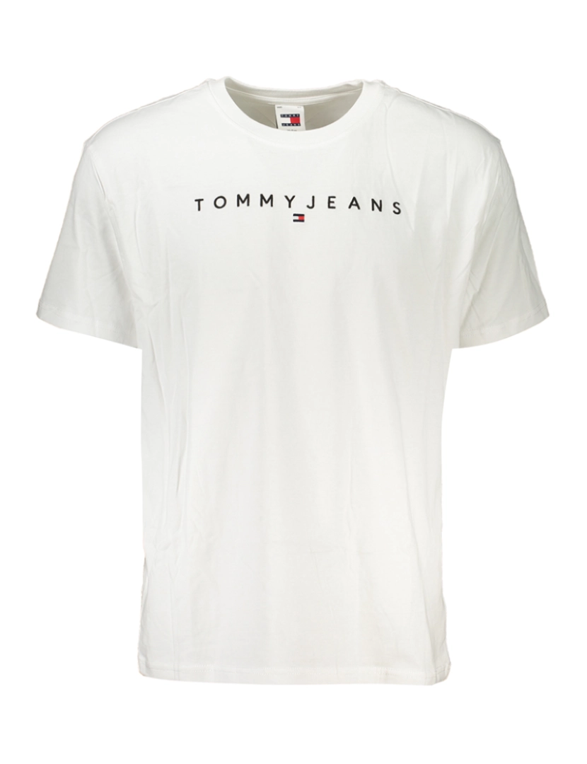 Tommy Hilfiger - T-Shirt De Manga Curta Homem Branca