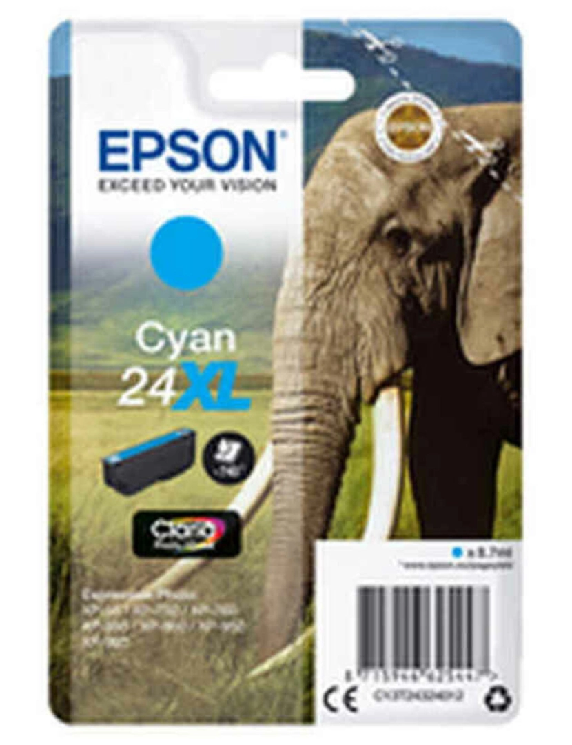 Epson - Tinteiro de Tinta Original Epson T2432 T24XL Ciano