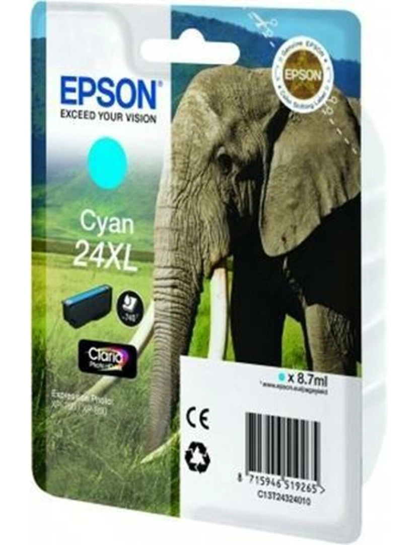 Epson - Tinteiro de Tinta Original Epson 24XL Ciano