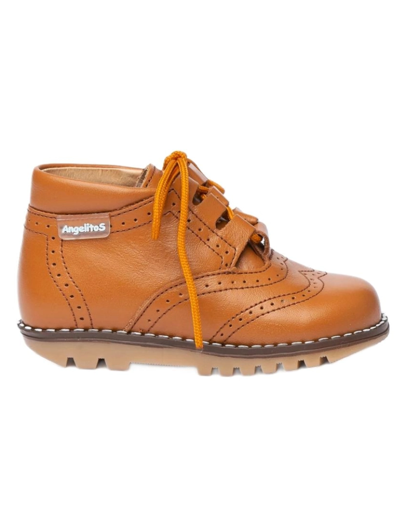 Angelitos - Botas De Piel Marrón De Criança Angelitos 28083-19 (Tallas De 19 A 25)